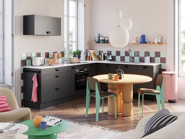Cuisine moderne Start Moove Ombre, blanche et grise